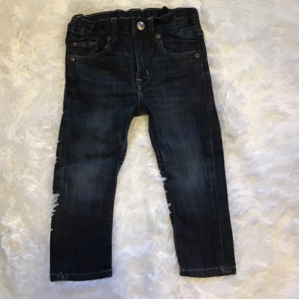 H&M &Narrow Slim Leg Regular Waist Jeans 1.5-2 Years